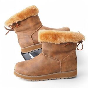 Skechers Keepsakes 2.0 Pull-on Winter Boots Chestnut Brown 44932 Women's 10